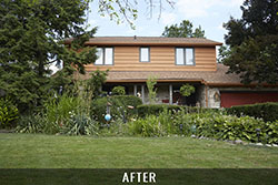 Exterior home painting after