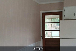 Interior home painting after