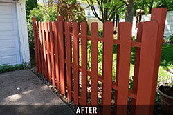 Fence Staining after