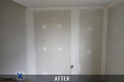 Drywall repair after